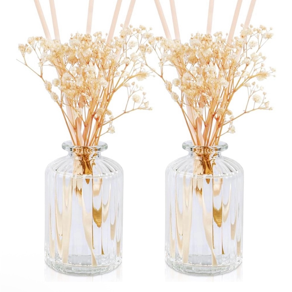 NEW IN BOX L’odeur Vill DIY Reed Diffuser Set 12.2 Fl oz x2 Clean Linen